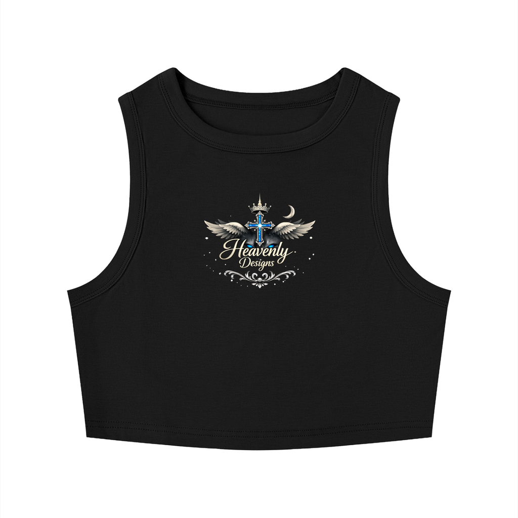 Women's Tight Crewneck Crop Tank Top